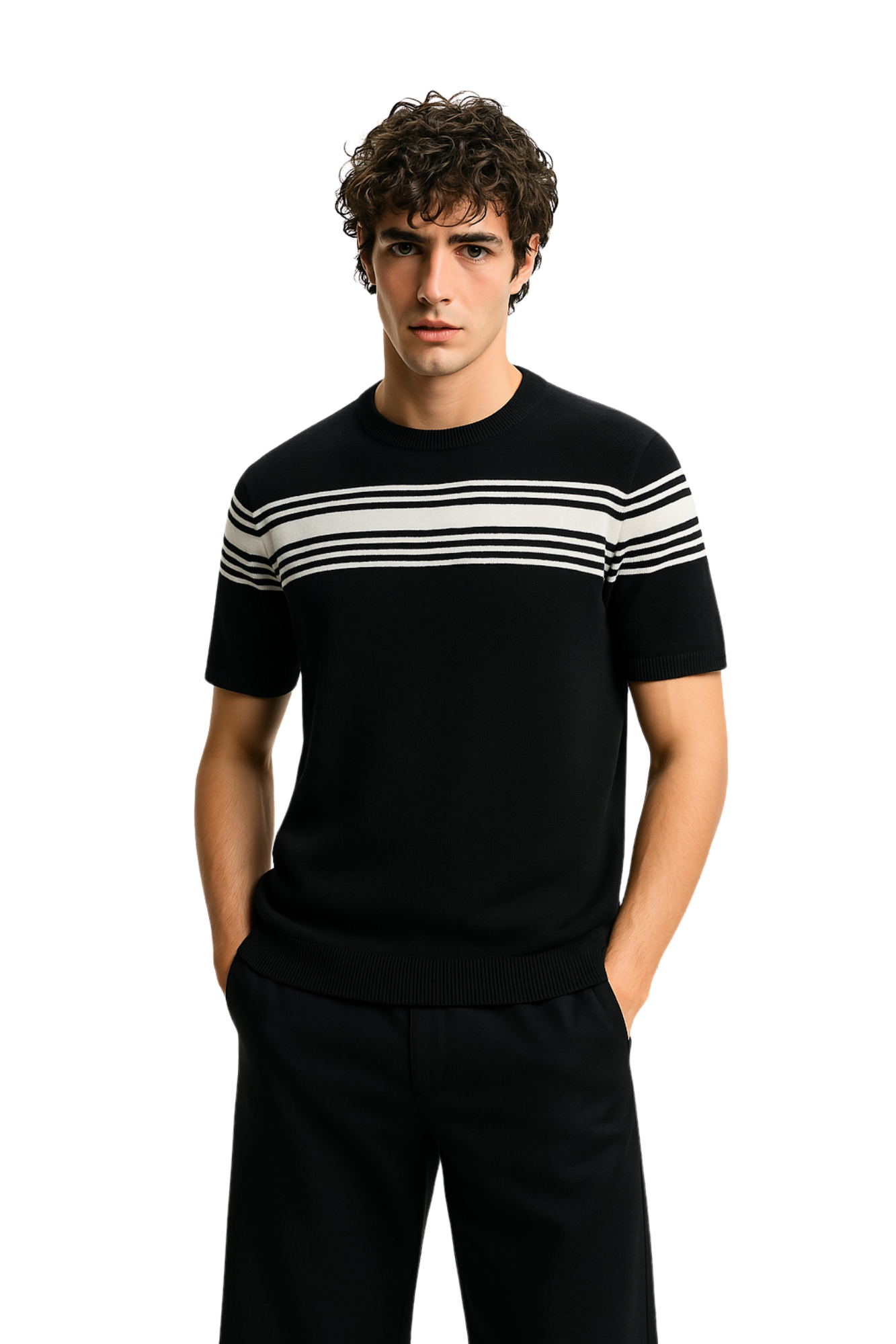 KNIT T-SHIRT