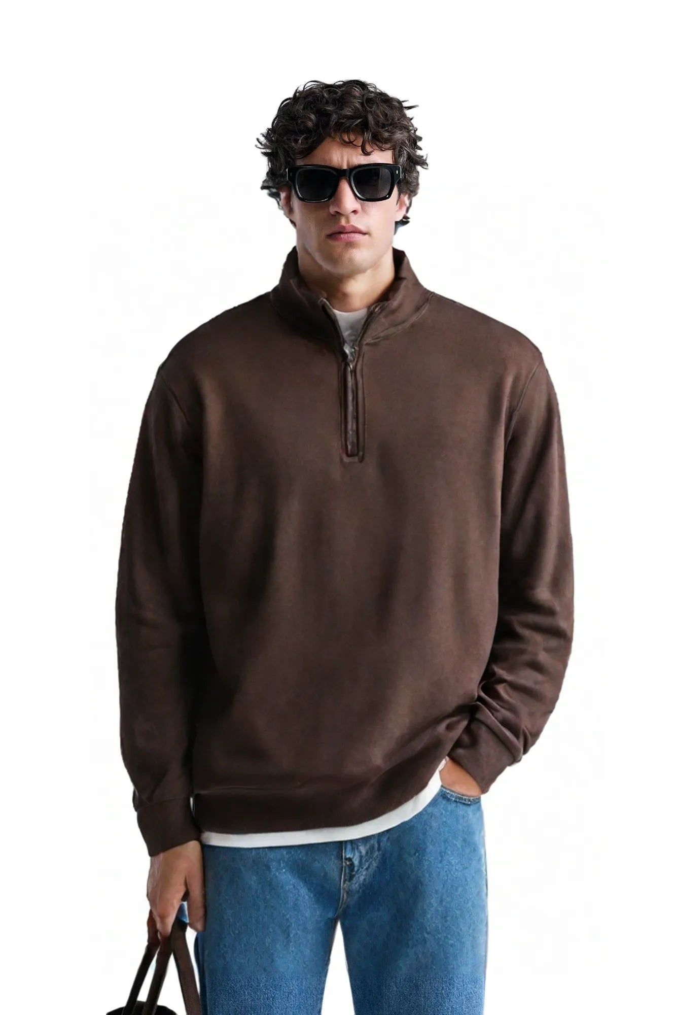 quarter zip sweatshirt