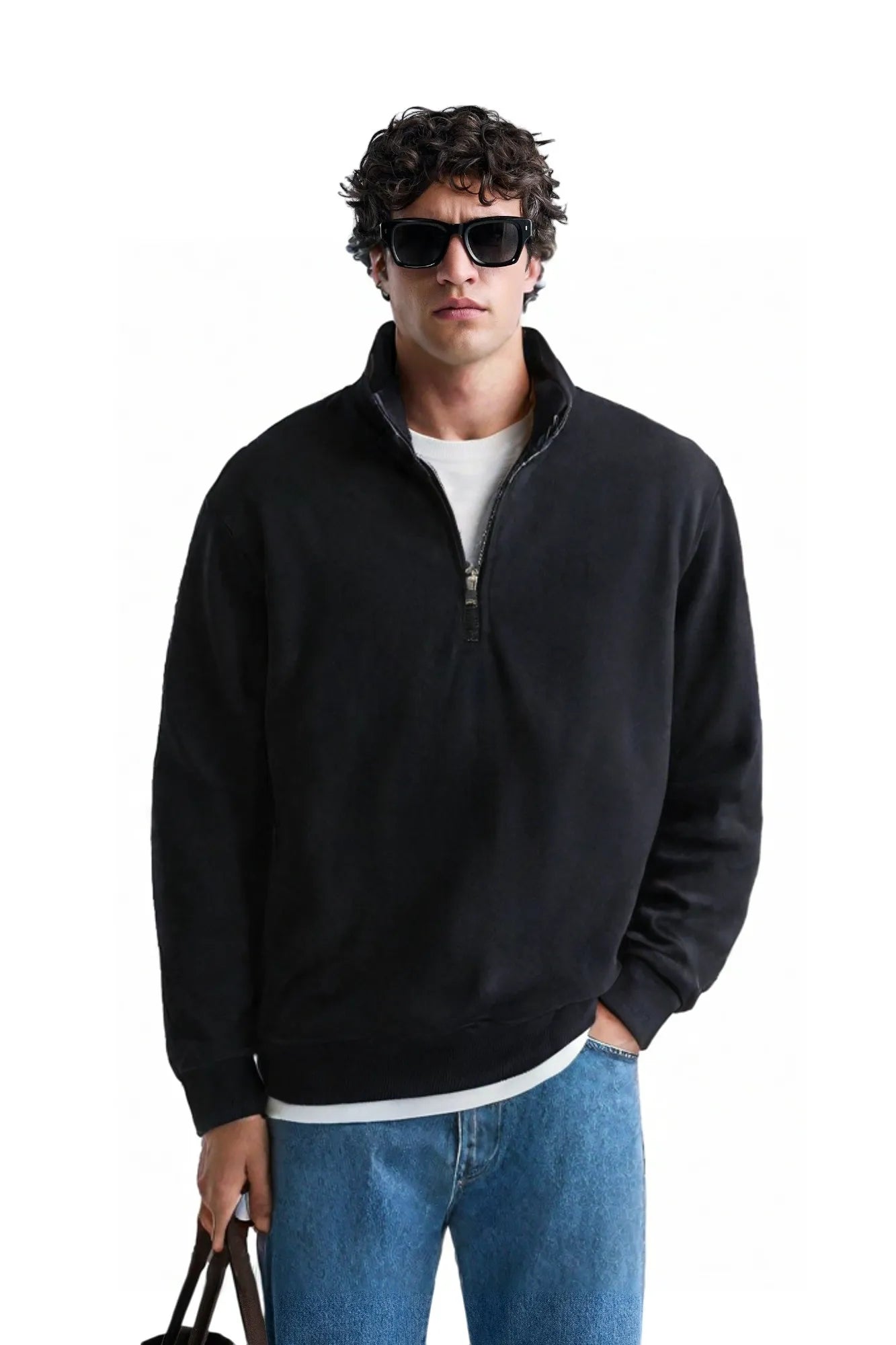 quarter zip sweatshirt